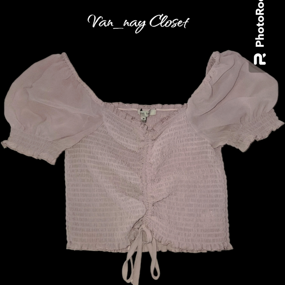 Love tree lavender blouse